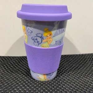 Disney Tinkerbell Purple Travel Mug With Cover